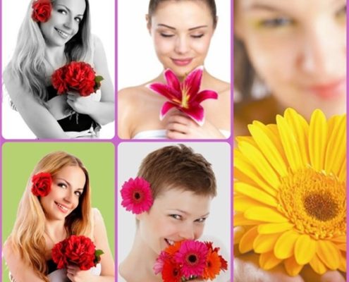 template colagem de fotos