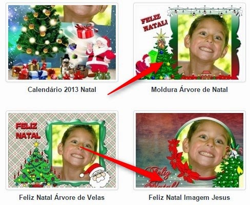 modelos de montagem de natal