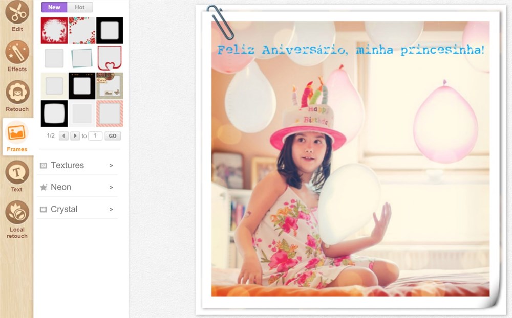 como adicionar uma moldura moldura photocat